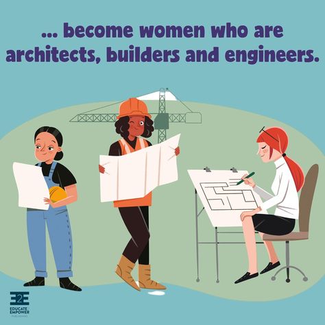 🚀 Girls Who Build 🚀 At Educate 2 Empower, we believe in breaking down gender stereotypes and encouraging girls to pursue their passions—whether it’s in STEM, sports, leadership, or the environment. Our Girls Who Build poster set inspires girls to dream big and shows them that they can become anything they want to be! These posters are a powerful reminder that: 👷‍♀️ Girls who build with blocks can become architects, builders, and engineers. 🚜 Girls who play with trucks and tractors can grow u... Gender Stereotypes, Our Girl, Dream Big, Leadership, Architects, Engineering, Trucks, Education, Instagram Posts