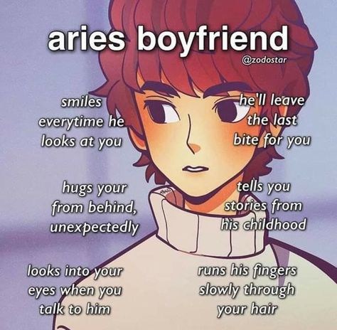 Zodiac Boyfriends, Aries And Taurus Relationship, Aries Boyfriend, Zodiac Boyfriend, Zodiac Things, Aries Zodiac Facts, Zodiac Pisces, Aries Astrology, Zodiac Characters