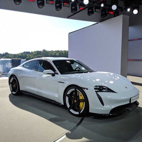 Meet the Taycan Turbo. The $1B electric sedan developed by @porsche White Porsche Taycan, Porsche Sedan, Taycan Porsche, Electric Porsche, Porsche Electric, Porsche Taycan Turbo S, Porsche Taycan, Turbo S, Pretty Cars