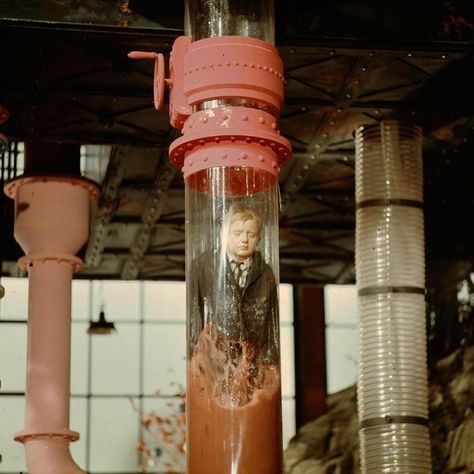 The dummy used to shoot the Augustus Gloop pipe scene in Willy Wonka And The Chocolate Factory Augustus Gloop, Willy Wonka, Chocolate Factory, Halloween, On Instagram, Quick Saves, Instagram