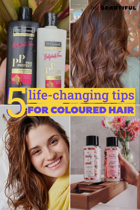 Tips to take care of coloured hair and avoid colour fading Soft Hair Mask, Color Treated Hair Care, Global Hair Color, Tresemme Keratin Smooth, Homemade Hair Mask, Best Hair Mask, Societal Norms, Beauty Planet, Hair Repair Mask