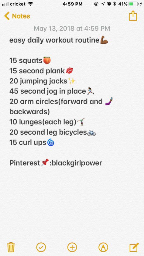 this is a simple workout for people who just want something small✨☀️ Simple Daily Workout At Home, Simple Night Workout, Exercise For Age 13, Simple Workouts For Beginners, Workouts For 12 Yo, Notes Workout Routine, Simple Workouts At Home, Simple Daily Workout, Teenager Workouts Plan