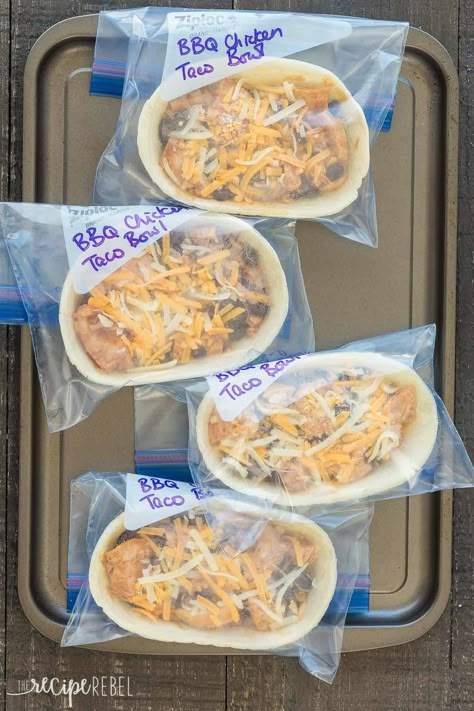 Lasagne Roll Ups, Freezer Lunches, Chicken Taco Bowls, Chicken Freezer Meals, Freezer Dinners, Budget Freezer Meals, Freezer Friendly Meals, Freezable Meals, Freezer Meal Planning