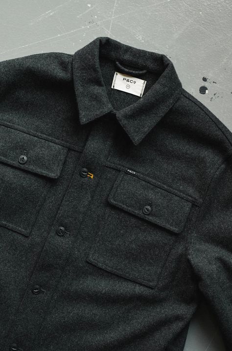 Wool Overshirt Feature - Winter 19 Collection | The Journal – P&Co Mens Overshirts, Wool Overshirt, Workwear Essentials, Man Stuff, Day To Night, The Journal, Gentleman Style, To Night, Sociology