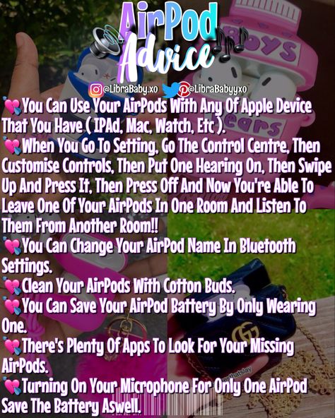 Airpod Name Ideas, Airpod Hacks, Teen Advice, Air Pod, Social Life Hacks, Girl Advice, Baddie Tips, School Survival, Teen Life Hacks