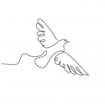 Continuous Line Bird Tattoo, Minimalist Drawing Nature, Dove Doodle, Line Art For Kids, Minimalistic Drawings, One Line Illustration, Bird Line Art, Bird Minimalist, Bird Line Drawing