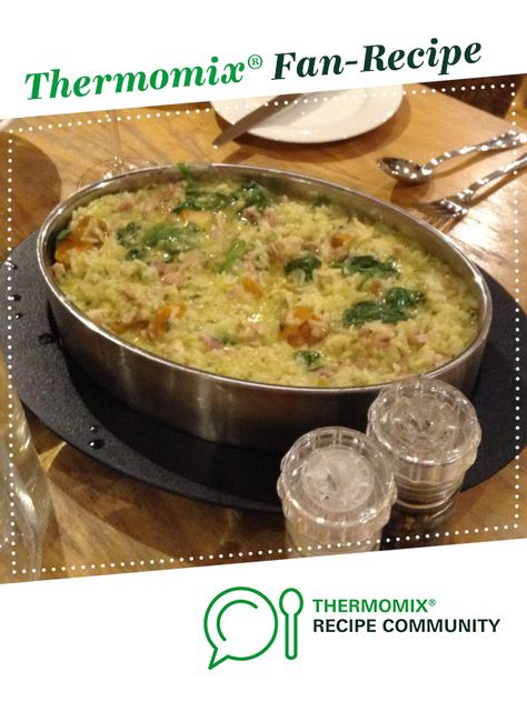 Thermomix Risotto Recipes, Best Thermomix Recipes, Thermomix Baking Recipes, Belini Recipe, Tm6 Recipes, Thermomix Recipes Dinner, Risotto Recipes Chicken, Thermomix Recipes Healthy, Pumpkin Spinach