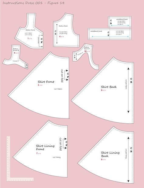 Drafting Dress Pattern #1 - Dresspatternmaking Dress Block Pattern, Bodice Block, Dog Coat Pattern, Body Chart, Notes Plan, Hood Pattern, Dress Barbie Doll, Coat Pattern Sewing, Barbie Doll Clothing Patterns