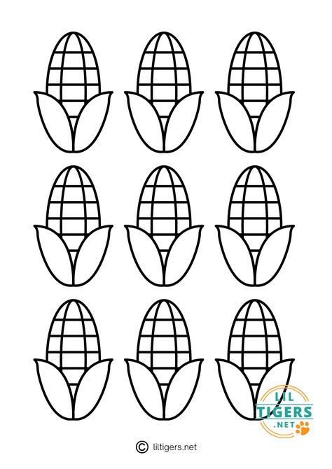 Are you looking for new autumn printables? Then check out our easy corn template printables next. Our free corn printables come in three different sizes and two variations, as well as in color. Use our corn outlines for easy fall craft projects or as fall decorations. Get inspired by our corn craft templates with matching craft ideas. Click through now. #corntemplates #cornprintables #cornoutlines Corn Template, Corn Craft, Pattern Worksheet, Elderly Activities, Pumpkin Printable, Easy Fall Crafts, Fall Printables, School Event, Upper And Lowercase Letters