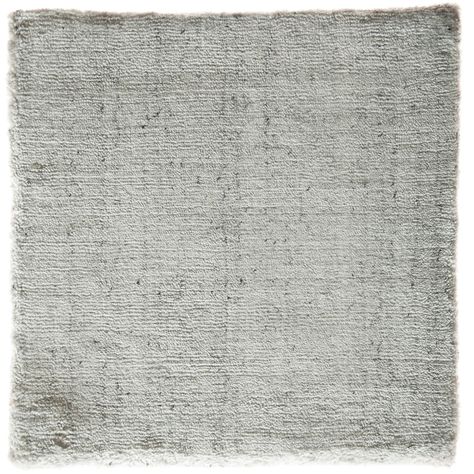 Solid Silver White Hand-Loomed, Bamboo Silk, Solid Rug, Bonn 'Belfast' 8'x10' Cleaning Area Rugs, Luxe Aesthetic, Hudson Yards, Hand Loomed Rug, Deco Luminaire, Neutral Rug, Carpet Size, Silver Rug, Solid Rugs