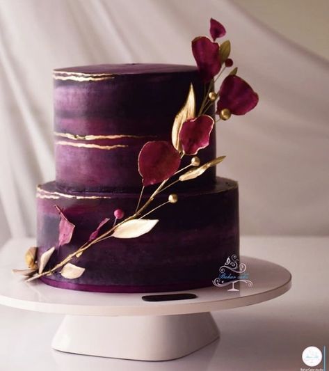 Burgundy And Gold Cake, Dark Purple Cake, Dark Red Cake, Burgundy Cakes, Plum Wedding Cake, Burgundy Cake, Teal Wedding Cake, Burgundy Wedding Cake, Purple Cakes Birthday