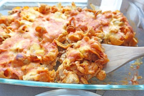 Frito Chicken Casserole Fritos Casserole, Frito Chicken, Chili Cheese Fritos, Pressure Cooking Chicken, Fritos Corn Chips, Chicken Tomatoes, Hotdish Recipes, Mexican Chicken Casserole, Chicken Casserole Recipe