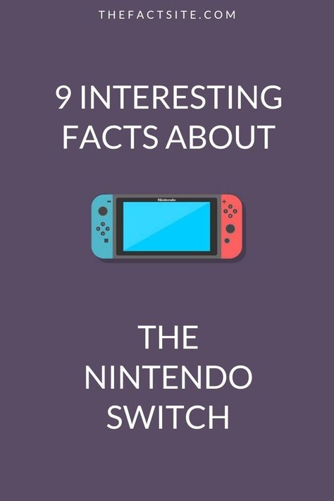 The Nintendo Switch is a video games console that was released on March 3, 2017. It was the next console after the Wii U, which wasn't very successful - that can't be said with the Switch. A lot of the console's success comes from being the first hybrid console that allows players to play on the go while also having the ability to plug into the TV. Here are nine interesting facts all about it. Come and check them out! #TheFactSite #Facts #Nintendo #NintendoSwitch #Zelda #Mario #VideoGames Switch Video Game, Games Console, Virtual Reality Games, Movie Plot, Japanese Games, Random Facts, March 3, Gaming Console, Wii U