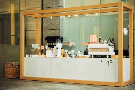 Coffee Bar Stand, Coffee Booth, Coffee Kiosk, Serving Station, Woods Bagot, Mobile Coffee Shop, Bar Stand, Bubble Tea Shop, Coffee Shop Bar