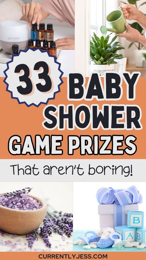 Spice up your baby shower with our top-notch game prize ideas! From gifts for pampering to practical household products, discover 33 unique baby shower game prizes that promise to add charm and joy to your celebration. I promise these are not boring or cheesy baby shower game prizes! Prize Gifts For Baby Shower Games, Baby Shower Game Prize Ideas, Game Prize Ideas, Baby Shower Prize, Shower Game Prizes, Moon Baby Shower Theme, Baby Shower Game Gifts, Prize Ideas