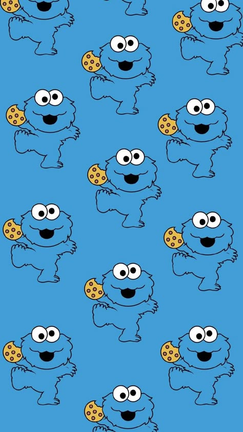 Iphone Wallpaper Elmo, Sesame Street Wallpaper, Cookie Monster Wallpaper, Elmo Wallpaper, Monster Wallpaper, Street Wallpaper, Iphone Wallpaper Cat, Blue Wallpaper Iphone, Hippie Wallpaper