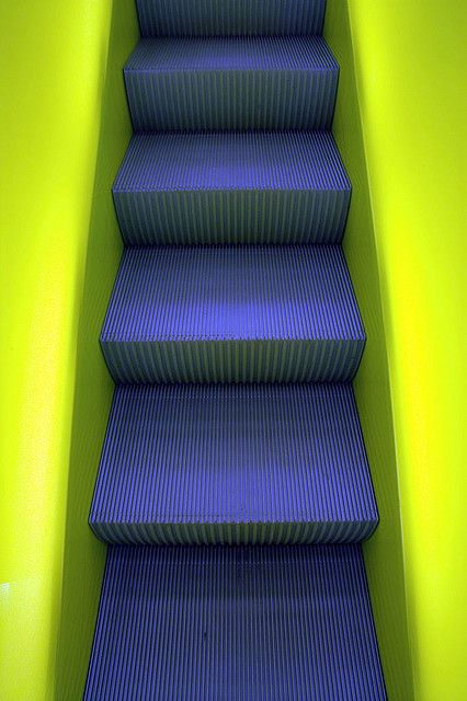 Seattle Central Library, Central Library, Fluorescent Yellow, Interior Accents, Interior Stairs, Yellow Art, Color Psychology, Color Inspo, Colour Board