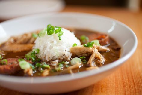 How to make Beer Gumbo - complete recipe, ingredients, cook time and serving size. Melting Pot Recipes, Gumbo Soup, Chicken Gumbo, Sausage Gumbo, Gumbo Recipe, Andouille Sausage, Andouille, Goulash, Jambalaya