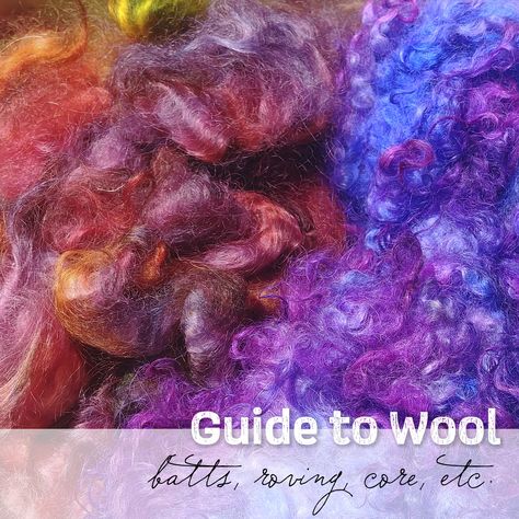 Wool Glossary for Needle Felters — Star Magnolias Wool Batts, Roving Wool, Art Batts, Foam Blocks, How To Get Thick, Dog Brushing, Felting Tutorials, Wet Felting, Fiber Arts