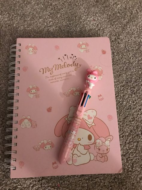 Hello Kitty Stationary, Jimin Black Hair, Pink Academia, Pretty School Supplies, Hello Kitt, Cute Stationary School Supplies, School Bag Essentials, Cute School Stationary, Hello Kitty Aesthetic