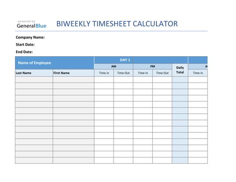 The free Excel biweekly timesheet calculator for multiple employees automatically calculates daily and weekly total hours based on time in and time out details. Time Sheet Printable, Hours Tracker, Time Management Worksheet, Time Management Quotes, Timesheet Template, Tracker Free, Invoice Design, Project Management Templates, Ms Excel