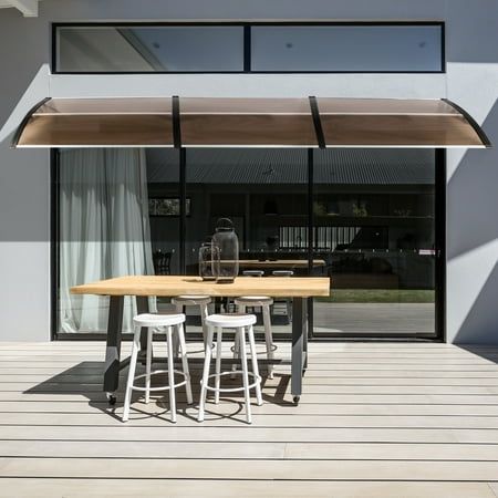 Metal awnings for windows