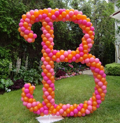 Name Balloons, The Letter B, Balloon Sculptures, Letter Balloons, Hanging Decorations, Letter B, Initial Letter, Initial Letters, Monogram Letters