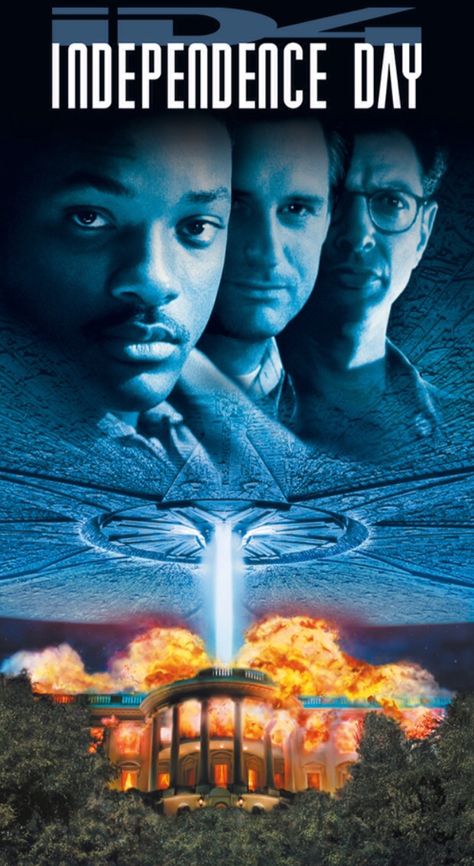 Independence Day Independence Day Film, Independence Day Movie, Space Fantasy Art, Independence Day 1996, Will Smith Movies, Independence Day Wallpaper, Independence Day Photos, Bill Pullman, Independence Day Poster