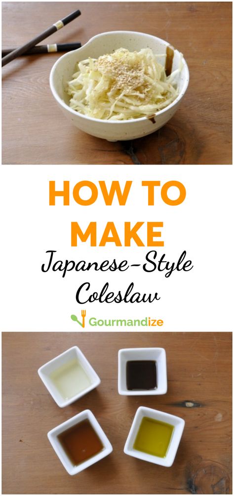 Check out how easy it is to make this light, exotic cabbage salad. Japanese Salad Recipes, Japanese Cabbage Salad, Japanese Cabbage, Japanese Appetizers, Sushi Salad, Japanese Salad, Asian Inspired Salad, Grilled Cabbage, Steamed Cabbage