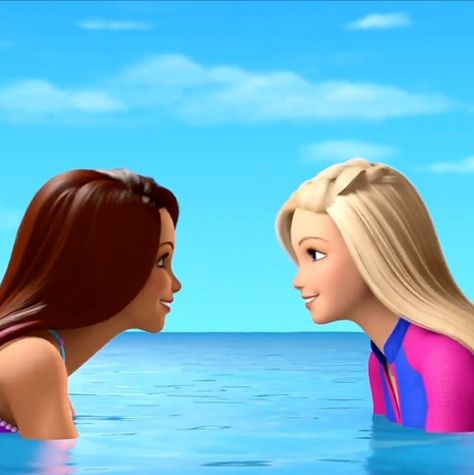 Barbie Dolphin Magic, Judgemental People, Movie Duos, Barbie Memes, Magic Wallpaper, Barbie Images, Barbie Barbie, We Are Best Friends, Barbie Stuff