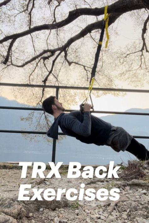 Trx Back Exercises, Trx Straps, Trx Exercises, Travel Workouts, Trx Workouts, Effective Exercises, Workout Equipment, Home Workouts, Travel Workout