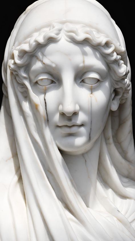 Statue Art Reference, Sculpture Of Woman, Classic Sculpture Greek, Roman Statues Aesthetic, Statues Reference, Statue Eyes, Statue Sketch, Statue Reference, Old Statues