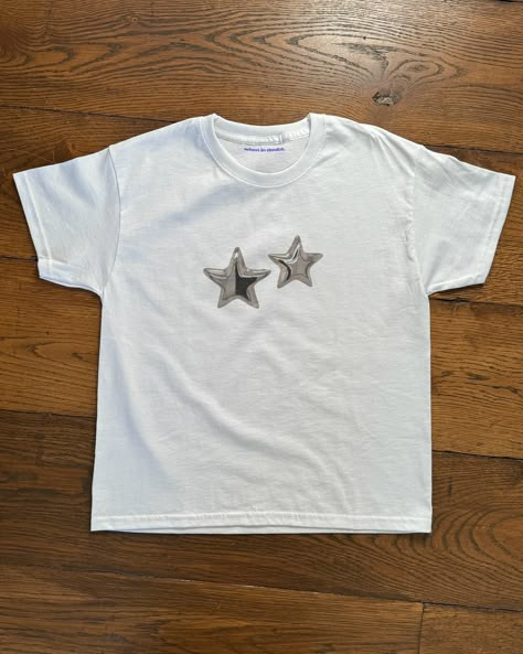 ONLINE NOW - our newest graphic baby tees ☆ Star Tshirts, Graphic Baby Tee, Hype Clothing, T Shirt Model, Star T Shirt, Baby Graphic Tees, Guys Clothing Styles, Baby Tees, Graphic Tee Design