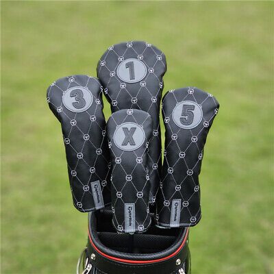 ad eBay - Black Taylormade Golf Club Headcovers Driver Fairway Woods Cover Head Covers Set - Buy Now, click the link (eBay) Golf Club Headcovers, Pull Cart, Taylormade Golf, Golf Umbrella, Golf Club Sets, Wood Cover, Golf Balls, Golf Accessories, Cover Black