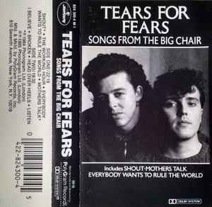 Tears For Fears - Songs From The Big Chair: Cass, Album, 15, For Sale | Discogs Songs From The Big Chair, Big Chair, Tears For Fears, 90s Music, 80s Music, I Love Music, Music Film, Head Over Heels, Greatest Songs