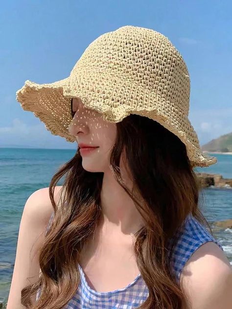 Women Accessories - Enhance your style, add a touch of sophistication Floppy Hat Summer, Girls Sun Hat, Straw Bucket Hat, Crochet Hat For Women, Summer Straw Hat, Summer Fresh, Summer Hats For Women, Beach Hat, Woman Beach