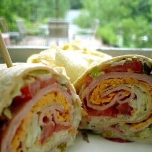 Ham Wraps, Healthy Sandwich Recipes, Lunch Box Bento, Sandwich Wraps, Recipes Lunch, Healthy Sandwiches, Making Lunch, Soup And Sandwich, Wrap Recipes