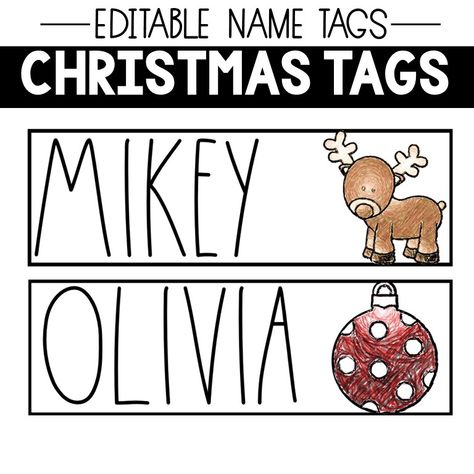 Gingerbread Kindergarten, Beach Classroom, Kindergarten Christmas Crafts, Math Craftivity, Cubby Tags, Classroom Name Tags, Gingerbread Activities, Name Tag Templates, Name Tag Design