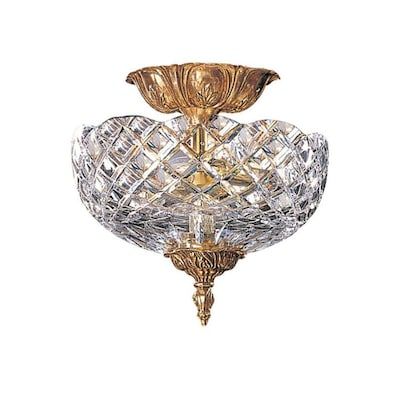 Crystorama Ceiling Mount 2-Light 10-in Polished Gold Semi Flush Mount Light 66-CT-OB at Lowes.com Brass Flush Mount Light, House Diy Ideas, Blue And White Home Decor, English Cottage Interiors, Bedroom Living Area, Blue And White Home, Home Lighting Ideas, Crystorama Lighting, Brass Ceiling