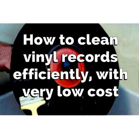 How To Clean Vinyl Records, Vinyl Records Diy, Records Diy, Vinyl Record Cleaning, Clean Vinyl Records, Record Cleaner, Old Records, Jimmy Buffett, Natural Cleaners