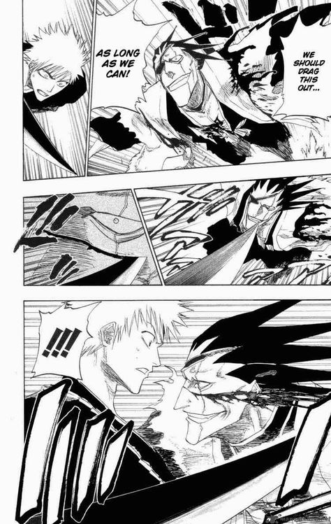 Future tattoo manga panel Ichigo Vs Kenpachi, Best Manga Panels, Bleach Manga Panels, Shinigami Ryuk, Kenpachi Zaraki, Anime W, Anime Bleach, Japan History, Shōnen Manga