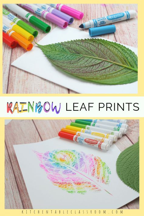 Easy Rainbow Craft, Rainbow Craft, The Colors Of The Rainbow, Toddler Arts And Crafts, Daycare Activities, Colors Of The Rainbow, Rainbow Crafts, Washable Markers, Toddler Art