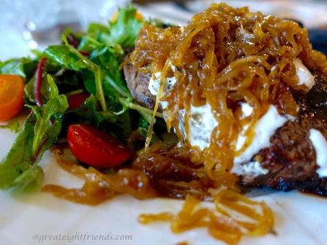 Kick your Rib-Eye Steaks up a notch with this Carmelized Onion Jam! Caramelized Onion Jam, Horseradish Cream Sauce, Dairy Free Appetizers, Barbecue Pork Ribs, Balsamic Onions, Bourbon Recipes, Carmelized Onions, Bacon Potato Salad, Onion Jam