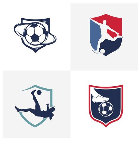 Soccer Logo Design Ideas, Soccer Logo Design, Football Vector, Football Logo Design, Soccer Logo, Free Football, Logo Design Ideas, Fish Logo, Football Logo