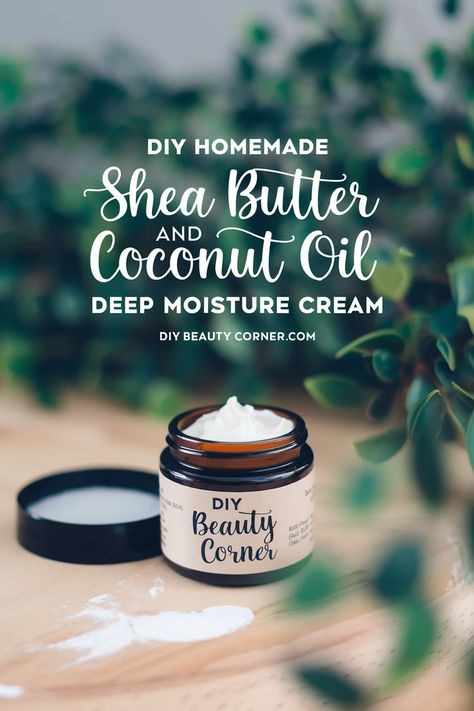 27 Best DIY Homemade Face Cream Recipes For Dry Skin Shea Butter And Coconut Oil Face Moisturizer, Coconut Oil As Moisturizer, Diy Coconut Oil Face Moisturizer, Diy With Shea Butter, Diy Lotion Shea Butter Coconut Oil, Things To Make With Coconut Oil Diy, Diy Natural Face Cream, Homemade Coconut Oil Lotion Recipe, Coconut Oil Face Moisturizer