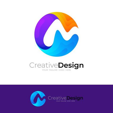 C and m logo design combination template | Premium Vector #Freepik #vector #logo #marketing #colorful #letter M Logo Design, M Letter, M Logo, Logo Letter, Fish Logo, Letter Logo Design, Letter Logo, Vimeo Logo, Vector Logo