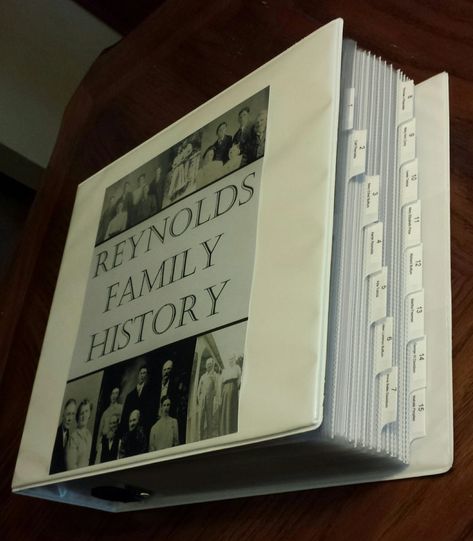 Family History Binder, Genealogy Binder, Family History Organization, Family Tree Book, Family History Projects, Genealogy Organization, Family Tree Research, Ancestry Family Tree, Family Binder