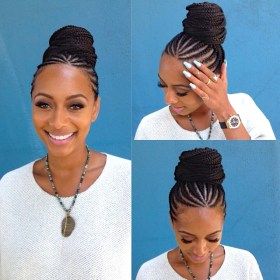 Keri Hilson Braids, Updo Cabello Natural, Ghana Braid Styles, Plaited Hair, Keri Hilson, Twisted Hair, Braided Bun Hairstyles, Beautiful Braids, Braid Ideas