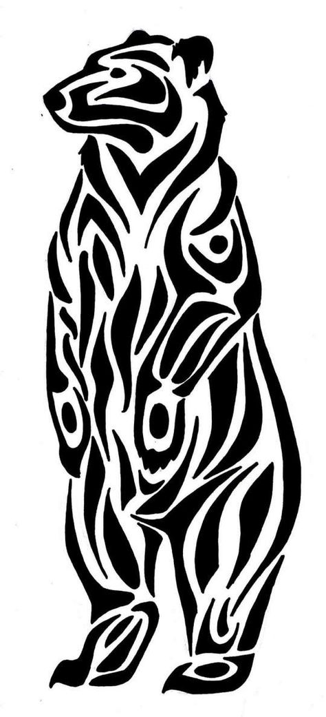 Native Drawings, Native American Animals, Native American Drawing, Bear Tattoos, Native American Symbols, Bear Drawing, Bear Tattoo, Wood Burning Patterns, Desenho Tattoo