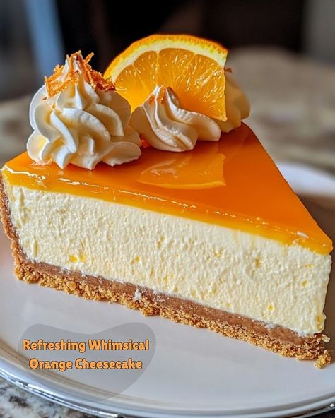 Recipes by Clare Orange Creamsicle Cheesecake Recipe, Orange Cheesecake Recipes, Strawberry Crunch Cheesecake, Crunch Cheesecake, Orange Cheesecake, Chocolate Cherry Cookies, Strawberry Cheesecake Recipe, Strawberry Crunch, Swirl Cheesecake